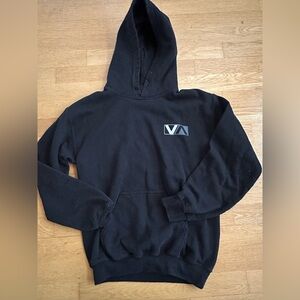 RVCA Black and Gray Graphic Tee